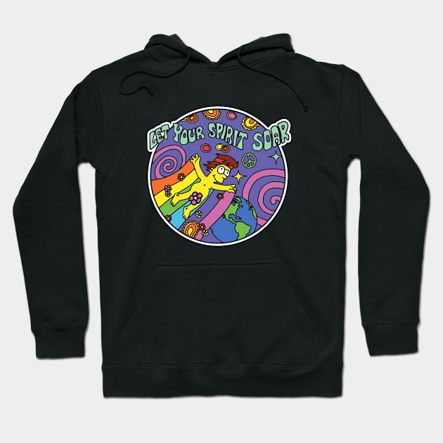 Let Your Spirit Soar Color Art Daughter Hoodie by erbedingsanchez